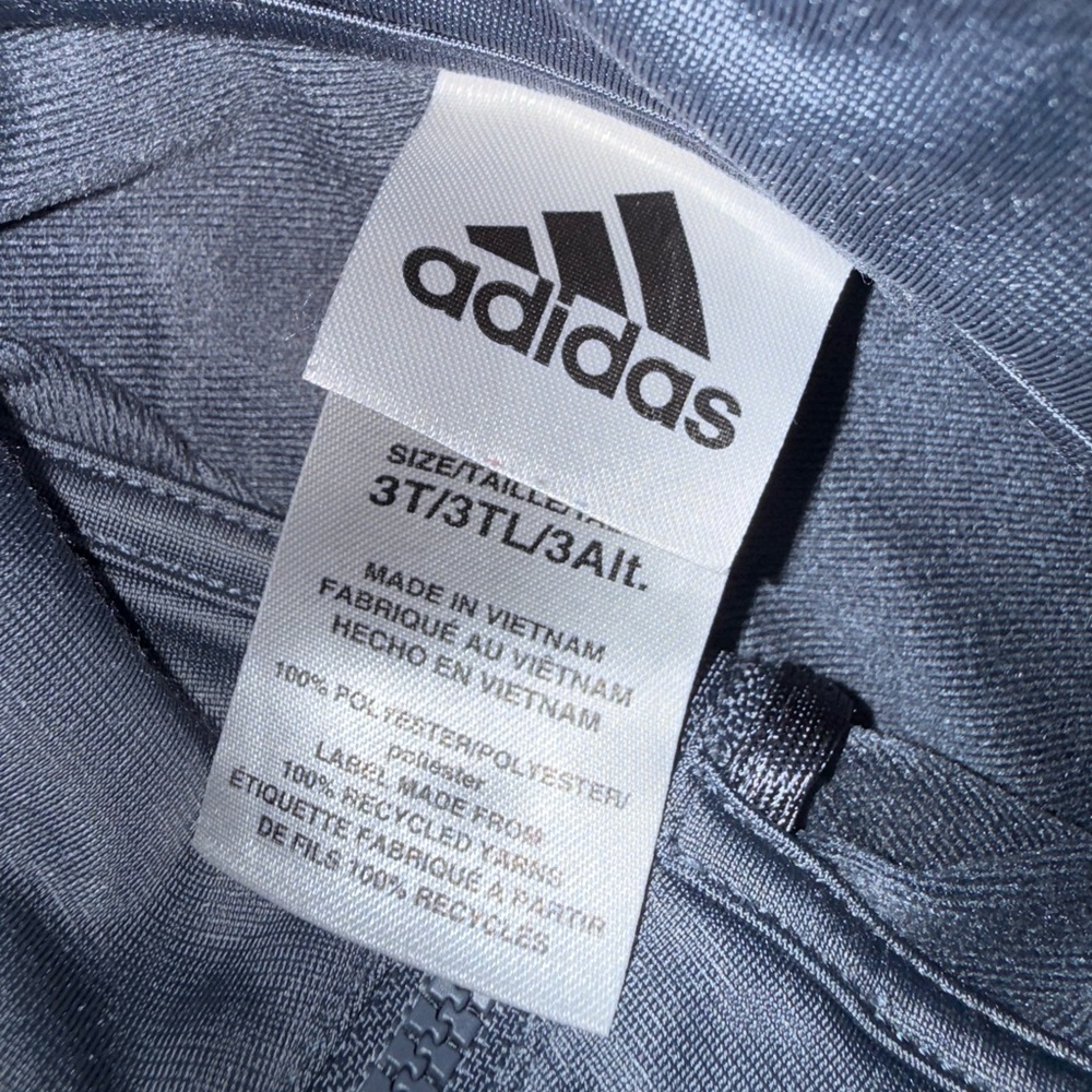 Adidas Charcoal Jacket with Logo - Picture 3 of 3